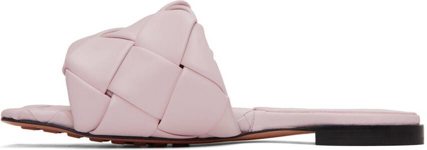 Bottega Veneta Pink Lido Flat Sandals