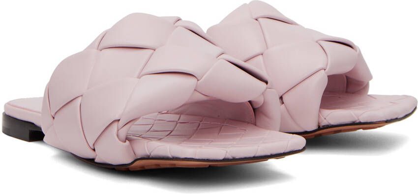 Bottega Veneta Pink Lido Flat Sandals