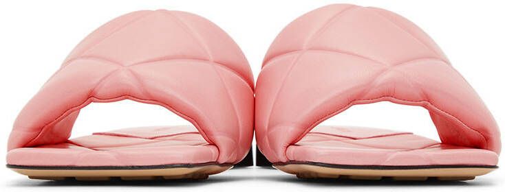 Bottega Veneta Pink Lido Flat Sandals