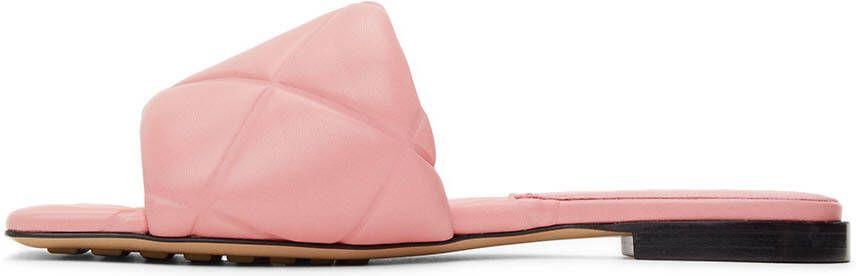 Bottega Veneta Pink Lido Flat Sandals