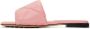 Bottega Veneta Pink Lido Flat Sandals - Thumbnail 3