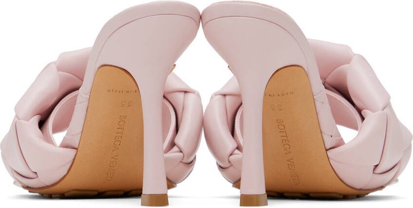 Bottega Veneta Pink Lido Heeled Sandals
