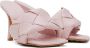 Bottega Veneta Pink Lido Heeled Sandals - Thumbnail 4