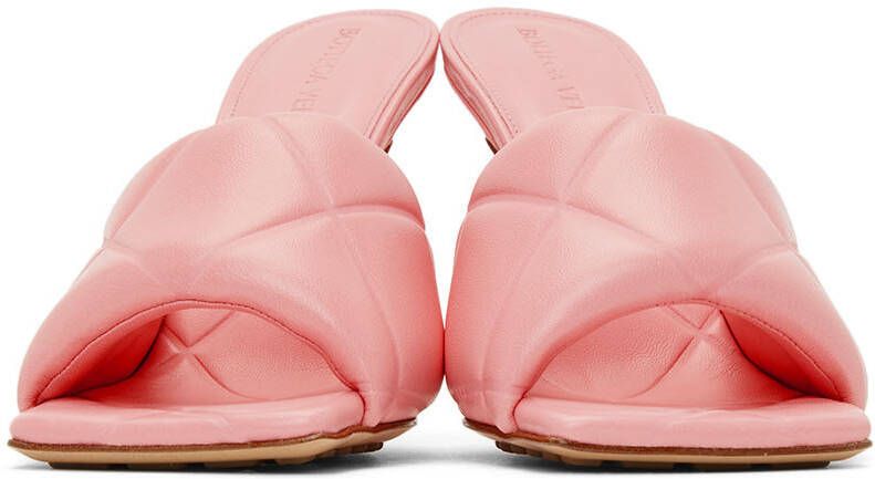 Bottega Veneta Pink Lido Sandals