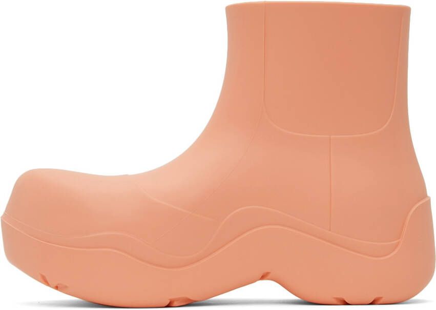 Bottega Veneta Pink Puddle Ankle Boots
