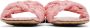 Bottega Veneta Pink Raffia Stretch Flat Sandals - Thumbnail 2