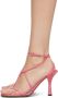 Bottega Veneta Pink Strappy Sandals - Thumbnail 3