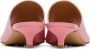 Bottega Veneta Pink Stretch Heeled Mules - Thumbnail 2