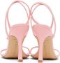 Bottega Veneta Pink Stretch Heeled Sandals - Thumbnail 4