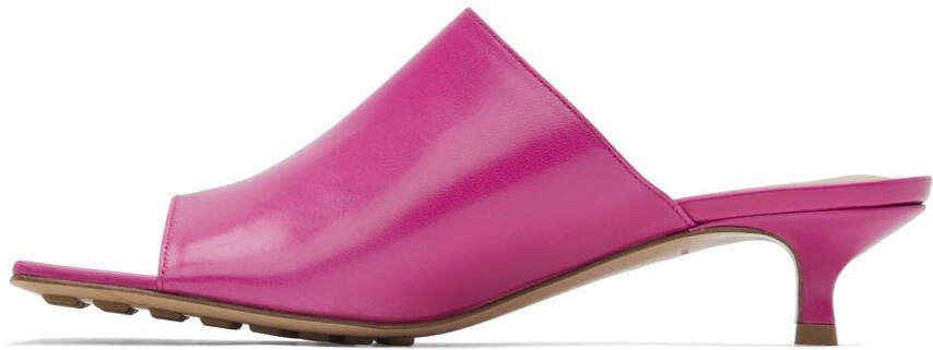 Bottega Veneta Pink Stretch Mules