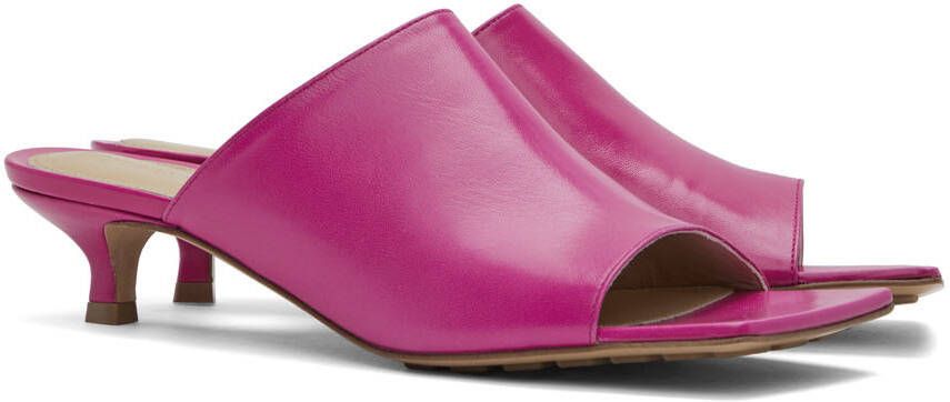 Bottega Veneta Pink Stretch Mules