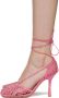 Bottega Veneta Pink Stretch Web Heels - Thumbnail 3