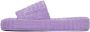 Bottega Veneta Purple Resort Sponge Flat Sandals - Thumbnail 3