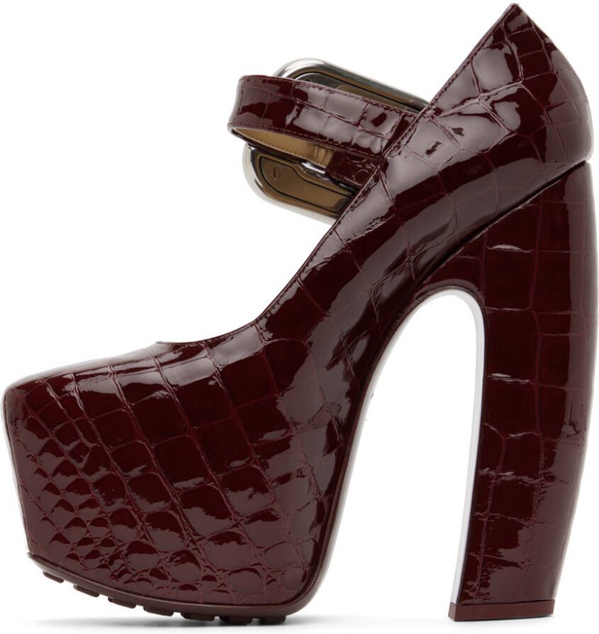 Bottega Veneta Red Mostra Heels