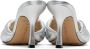Bottega Veneta Silver Padded Heeled Sandals - Thumbnail 2