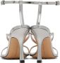 Bottega Veneta Silver Stretch Strap Sandal - Thumbnail 2