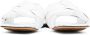 Bottega Veneta White Intrecciato Lido Flat Sandals - Thumbnail 2
