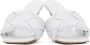 Bottega Veneta White Intrecciato Lido Heeled Sandals - Thumbnail 2