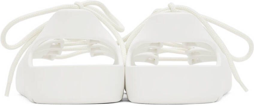 Bottega Veneta White Jelly Sandals