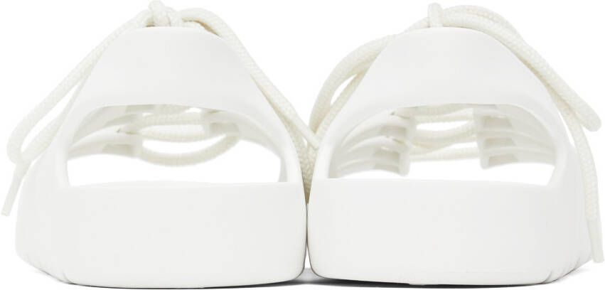 Bottega Veneta White Jelly Sandals