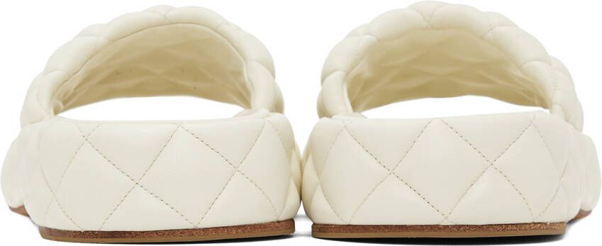 Bottega Veneta White Padded Sandals