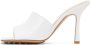 Bottega Veneta White Stretch Heeled Sandals - Thumbnail 3
