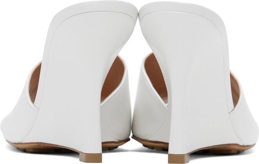 Bottega Veneta White Stretch Sandals