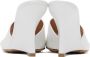 Bottega Veneta White Stretch Sandals - Thumbnail 2