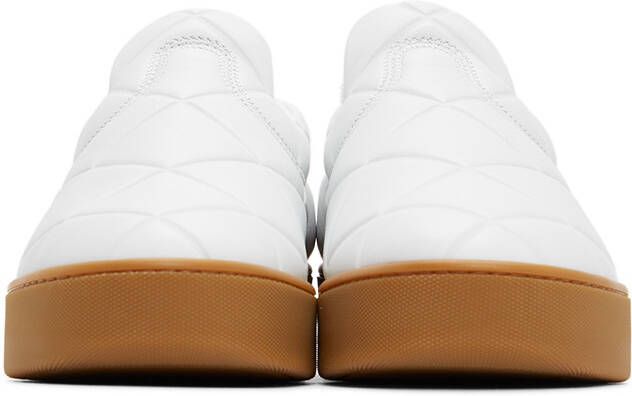 Bottega Veneta White 'The Quilt' Sneakers