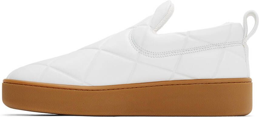 Bottega Veneta White 'The Quilt' Sneakers