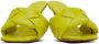 Bottega Veneta Yellow Maxi Intreccio Lido Heeled Sandals - Thumbnail 2