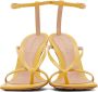 Bottega Veneta Yellow Stretch Heeled Sandals - Thumbnail 2