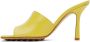Bottega Veneta Yellow Stretch Heeled Sandals - Thumbnail 3