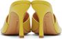 Bottega Veneta Yellow Stretch Heeled Sandals - Thumbnail 4