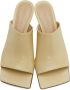 Bottega Veneta Yellow Stretch Mule Sandals - Thumbnail 5