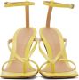 Bottega Veneta Yellow Stretch Sandals - Thumbnail 2