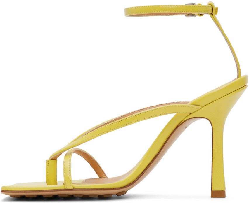 Bottega Veneta Yellow Stretch Sandals