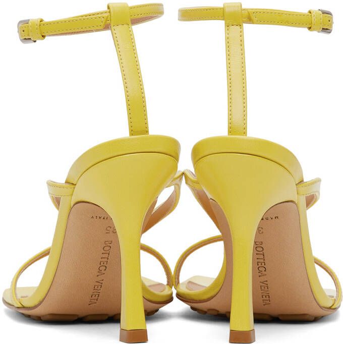 Bottega Veneta Yellow Stretch Sandals