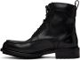 Brioni Black Leather Boots - Thumbnail 3