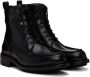 Brioni Black Leather Boots - Thumbnail 4