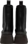 Brunello Cucinelli Black Calfskin Chelsea Boots - Thumbnail 2