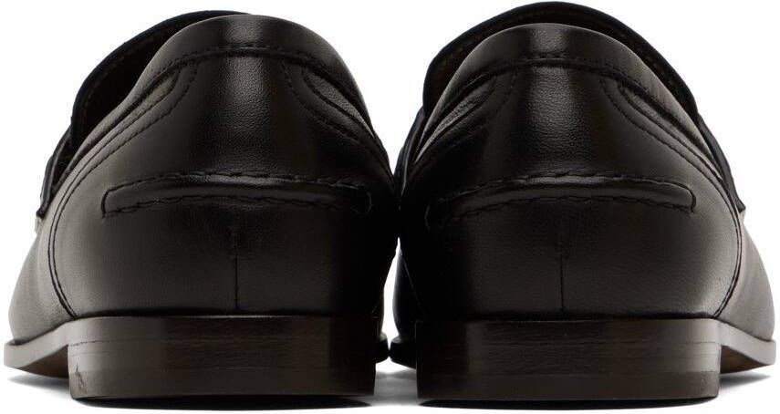 Brunello Cucinelli Black Glitter Loafers