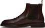 Brunello Cucinelli Brown Natural Chelsea Boots - Thumbnail 3