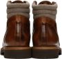 Brunello Cucinelli Brown Paneled Boots - Thumbnail 2