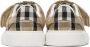 Burberry Baby Beige Check Sneakers - Thumbnail 2