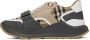 Burberry Beige & Grey Vintage Check Sneakers - Thumbnail 3