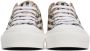 Burberry Beige Canvas Vintage Check Sneakers - Thumbnail 2