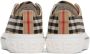 Burberry Beige Canvas Vintage Check Sneakers - Thumbnail 4
