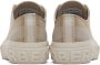 Burberry Beige Cotton Check Low-TopSneakers - Thumbnail 2