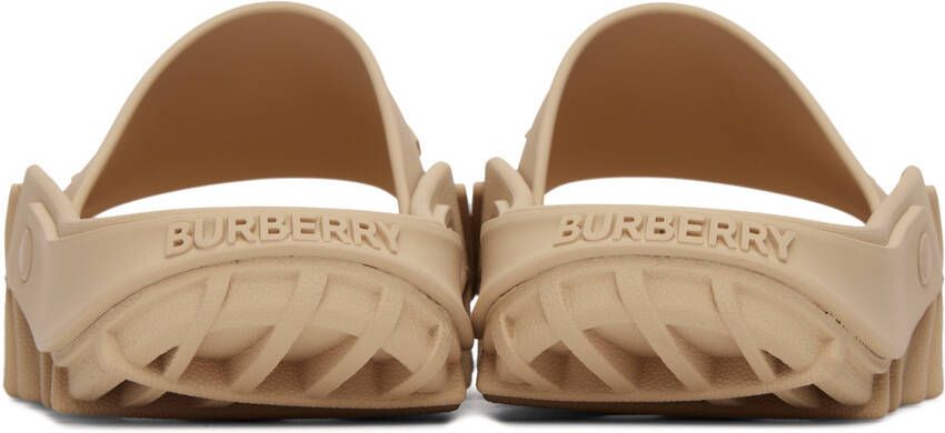 Burberry Beige Sculptural Sandals